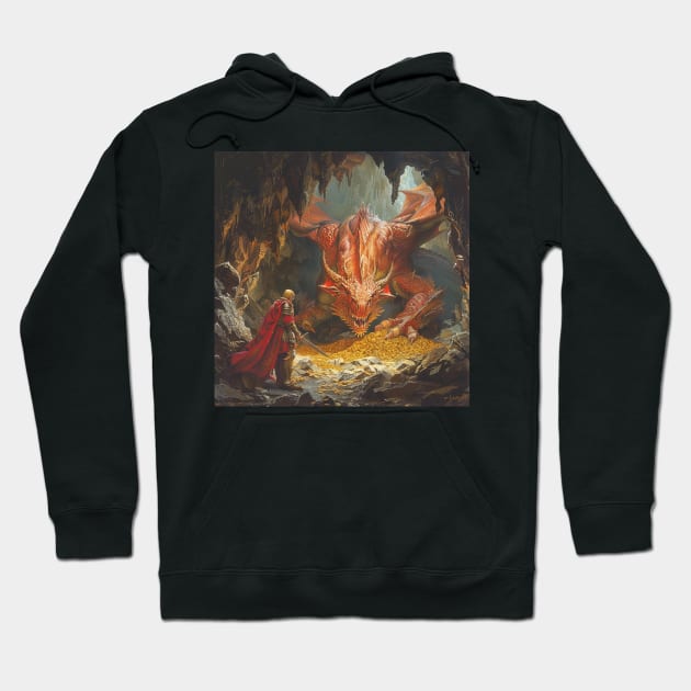 dragon's cave Hoodie by rocknerd